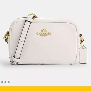 Coach Jamie Mini Camera Bag in Chalk with Gold